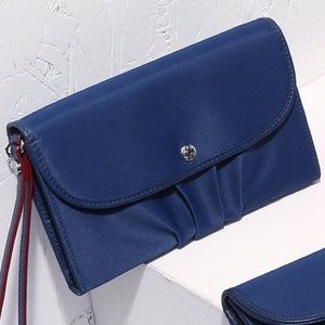 MZ Wallace Hope wallet wristlet, Estate Blue, NWT!